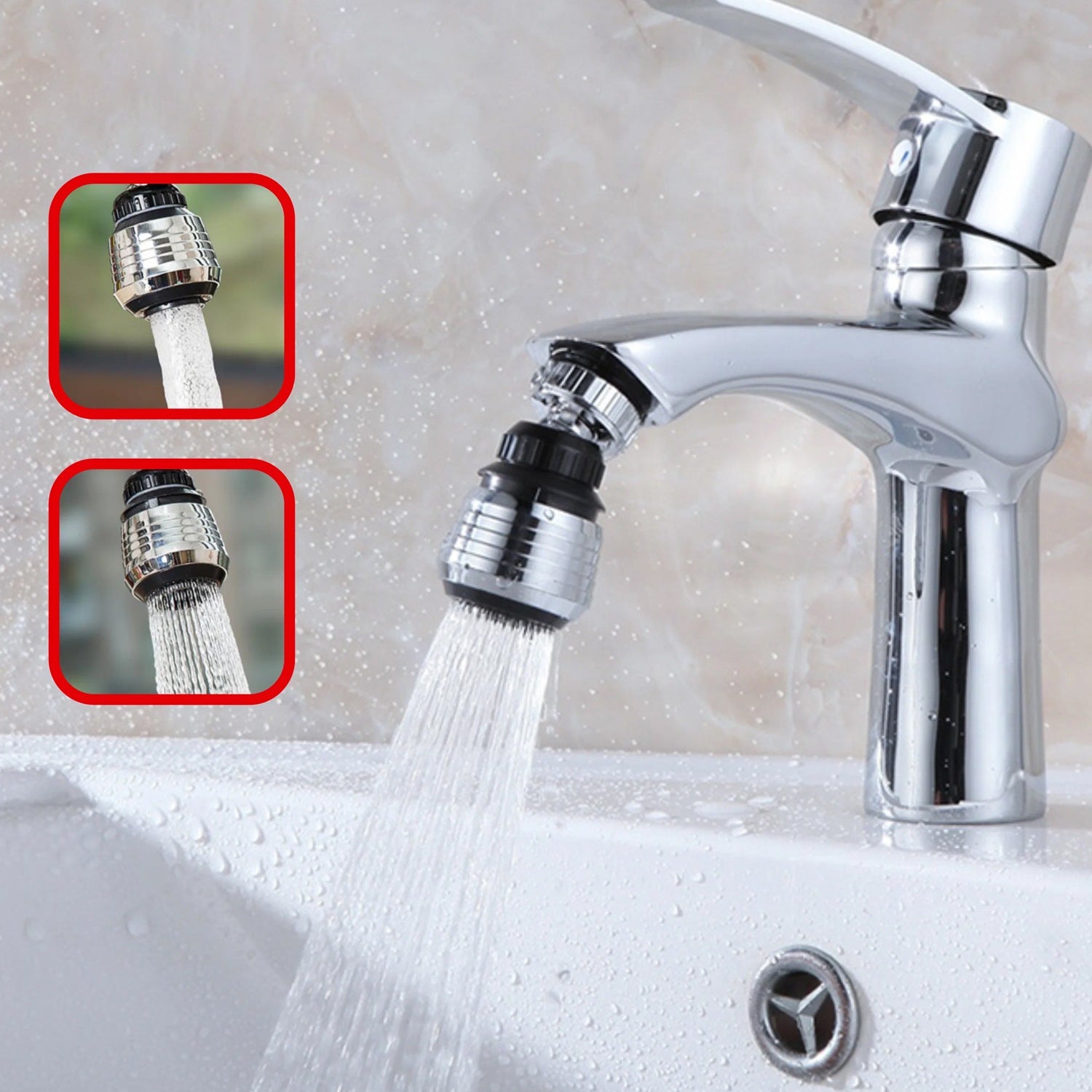 9450 Faucet Bubbler, Faucet Aerator, Water Filter 360° Sink Use for Kitchen, Bathroom, Home Use, High Pressure Power Spray, Plating, for Kitchen Bathroom (1 Pc) 9450 Faucet Bubbler, Faucet Aerator, Water Filter 360° Sink Use for Kitchen, Bathroom, Home Use, High Pressure Power Spray, Plating, for Kitchen Bathroom (1 Pc)